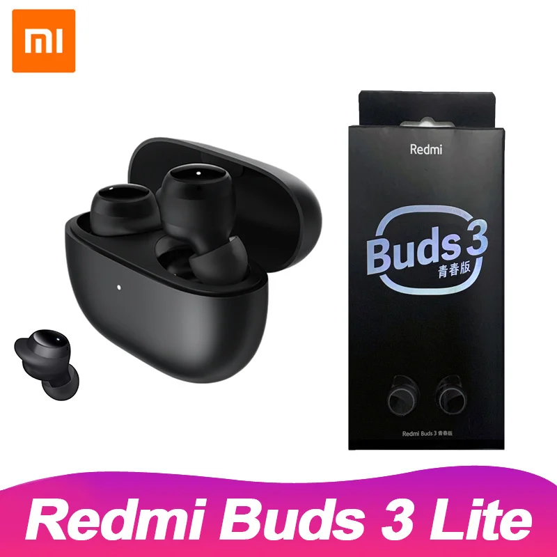 

Original Xiaomi Redmi Buds 3 Lite Earbuds TWS Ture Wireless Headphones with Microphone Fone Bluetooth Headphones Buds 3 Headset