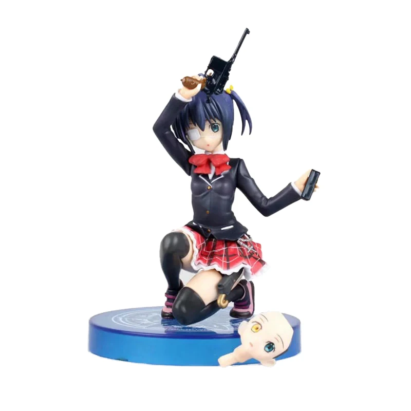 

15cm Kawaii Takanashi Rikka Japan Anime Action Figure PVC Toy Cute Love Chunibyo & Other Delusions Doll Room Decor Gift for Boys