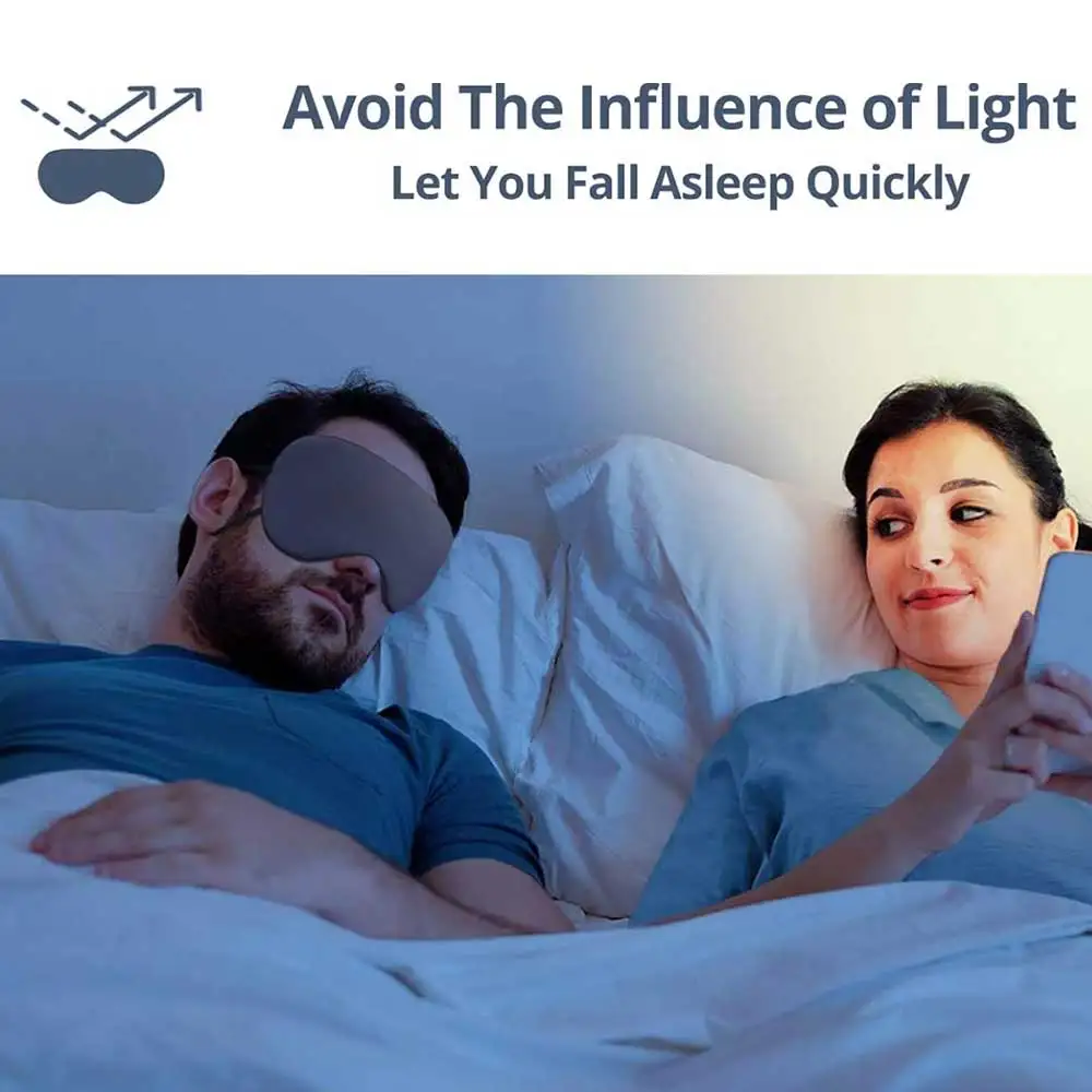 1 шт. маска для сна блокирующая свет глаз мягкая дорожные тени век дышащая