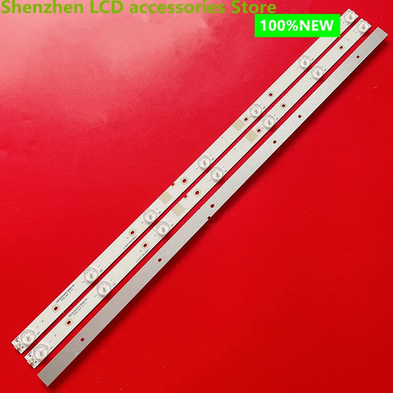 

LED backlight strip FOR Hisense LED32K3100 LED32K20JD LED32K220 LED32K1800 LED32K220 JL.D3271330-03DS-F 59.5CM 7LED 3V