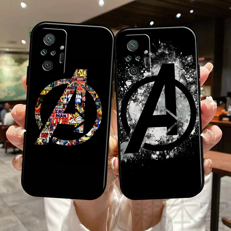 

MARVEL Spider-Man Phone Case For Xiaomi Redmi Note 9T 9S 9 Pro Max 10 10X 10 Pro Max 10T 10S 5G Liquid Silicon Silicone Cover