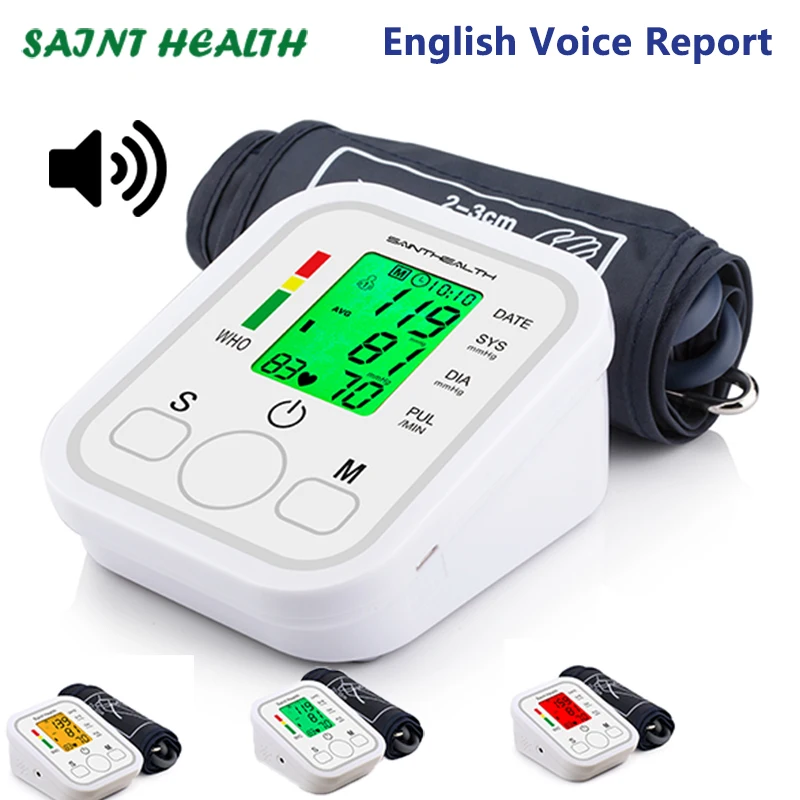 

Saint Health Medical Digital Blood Pressure Monitor Sphygmomanometer body thermometer For Arm Blood Pressure Meter