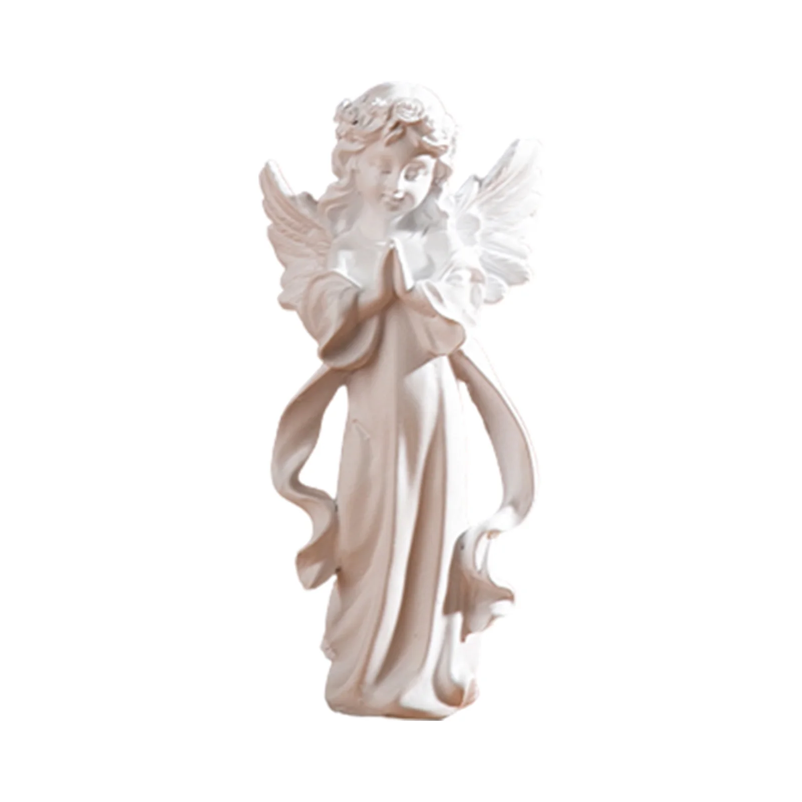 

Cute Praying Angel Statue Aesthetical Sculpture Figurines Home Decor Ideal Gifts for Relatives and Friends