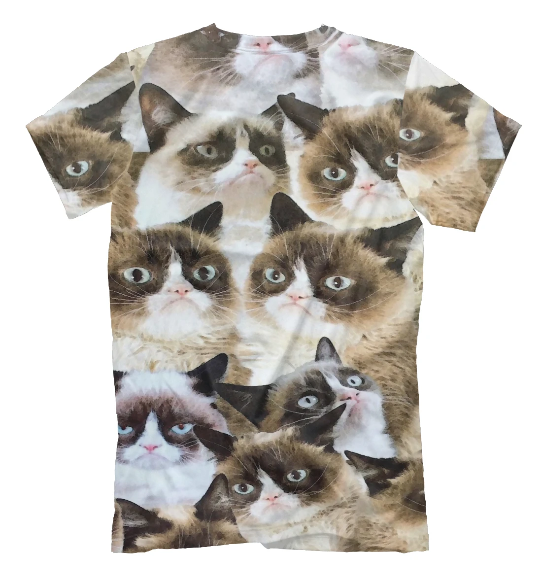 Футболка с надписью мем котом Футболка Грустный Кот мем Мемы AliExpress