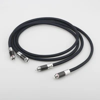 audiocrast a10 silver plated ofc analogue rca to rca phono cable rca interconnect cable hifi carbon fiber rca plug