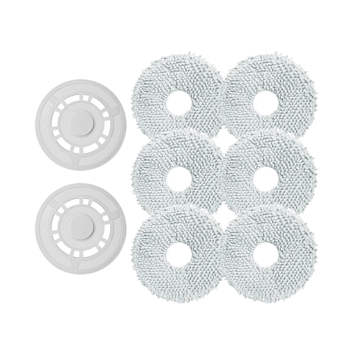 

For B101CN/ S10 S10 Pro Robot Vacuum Cleaner Washable Mop Rags Mop Cloth Stents Spare Parts