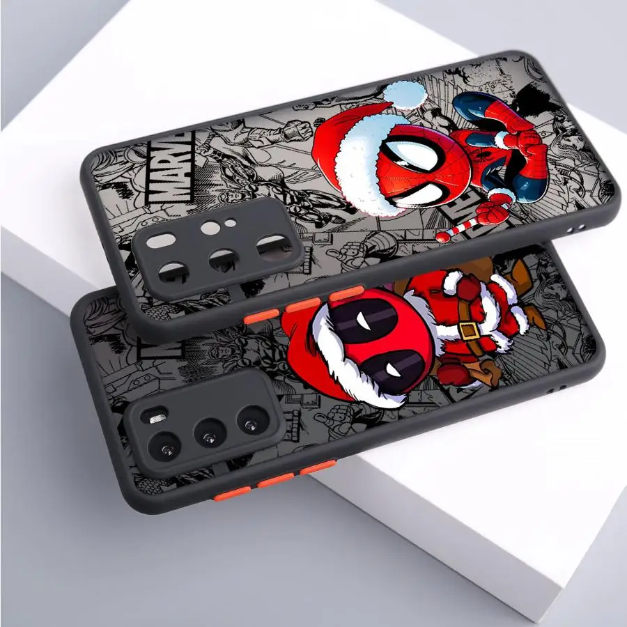 Cute Marvel Deadpool Phone Case for Xiaomi Redmi Note 13 Pro11 Pro 10 8 9 9S 9T 12 5G 11S 12S Matte Soft Cover