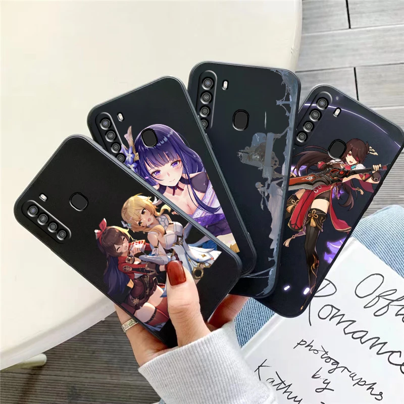 

Genshin Impact Project Game Phone Case For Samsung Galaxy S8 S8 PLus S9 S9 Plus S10 S10E S10 Lite 5G Plus Back Carcasa Coque
