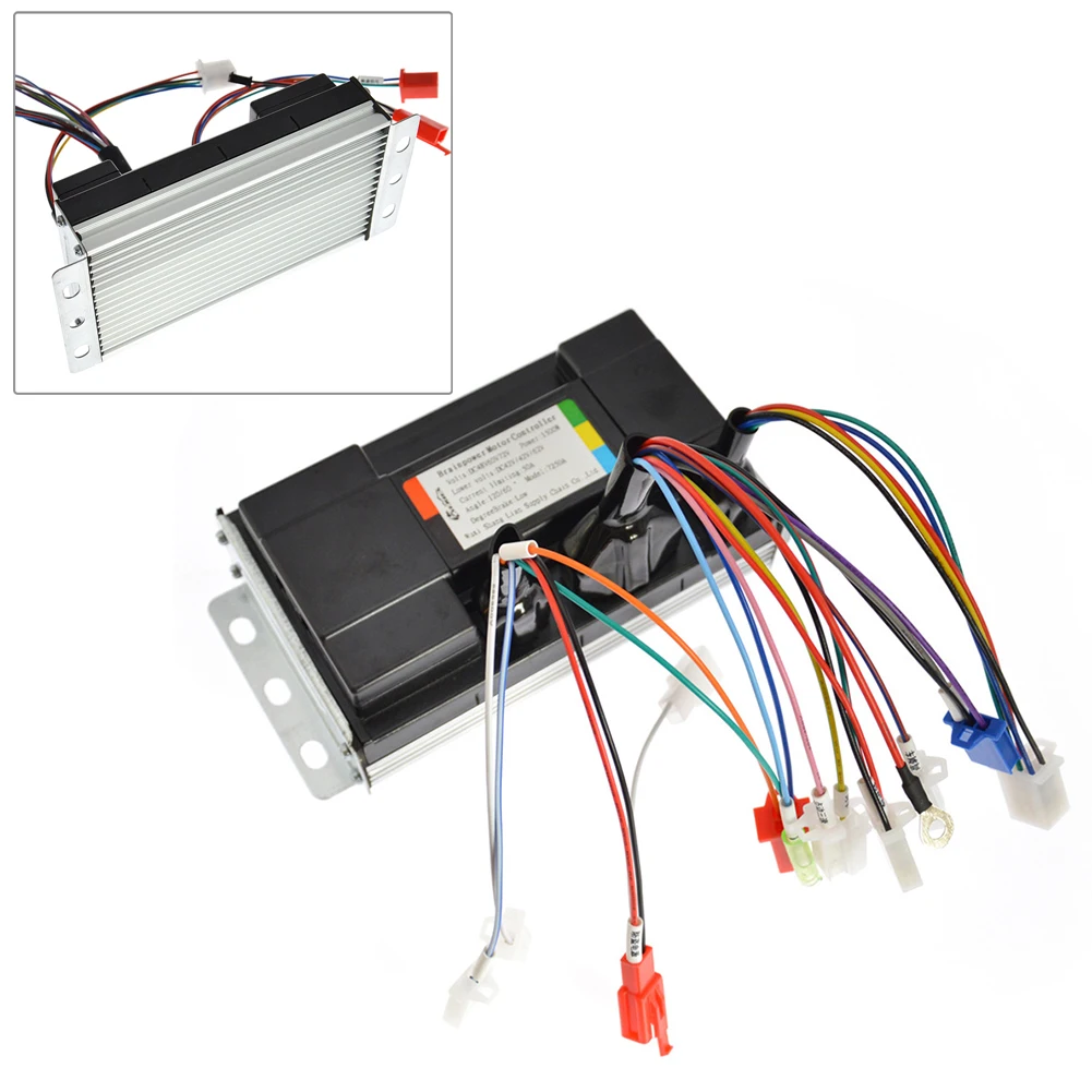 

Electric Bicycle Controller E-bike Parts Sine Wave Split Intelligent Motor Speed Controller 1500W 48-72 VSIF Protocol Display