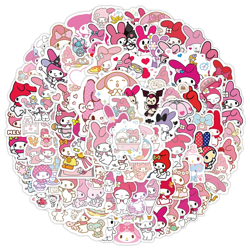 10/30/50/100 шт. Милые Аниме Sanrio My Melody Наклейки наклейки на игрушки сделай сам ноутбук