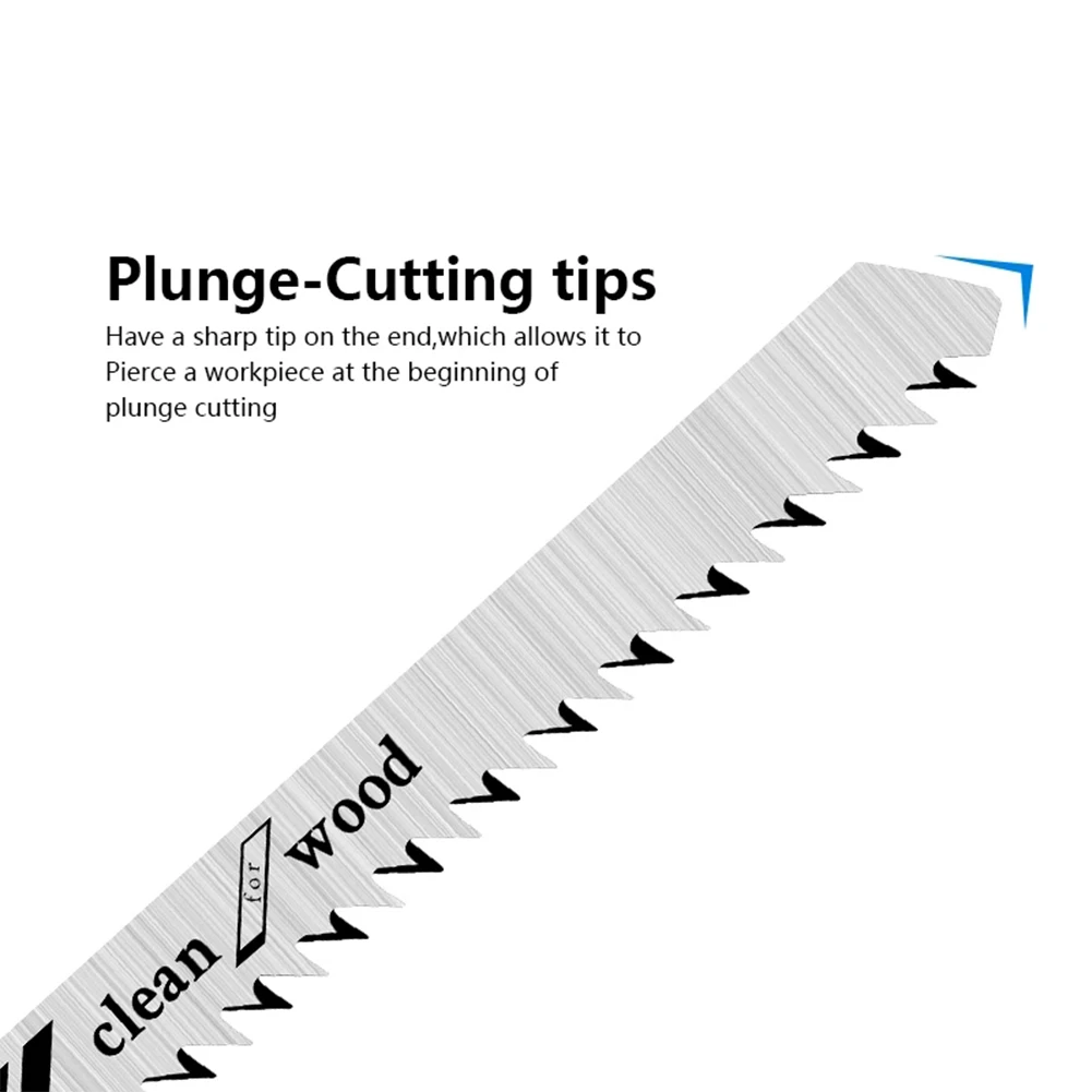 

10Pcs Jigsaw Blades T101B Reciprocating Saw Blades HCS Cutting For High Speed Wood Power Tools Accessories