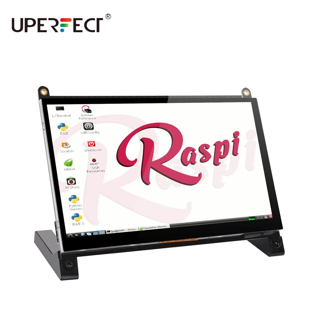 UPERFECT Touchscreen Monitor 7 Inch Portable USB Monitor Raspberry Pi Touch Screen IPS Display Computer Screen 1024X600