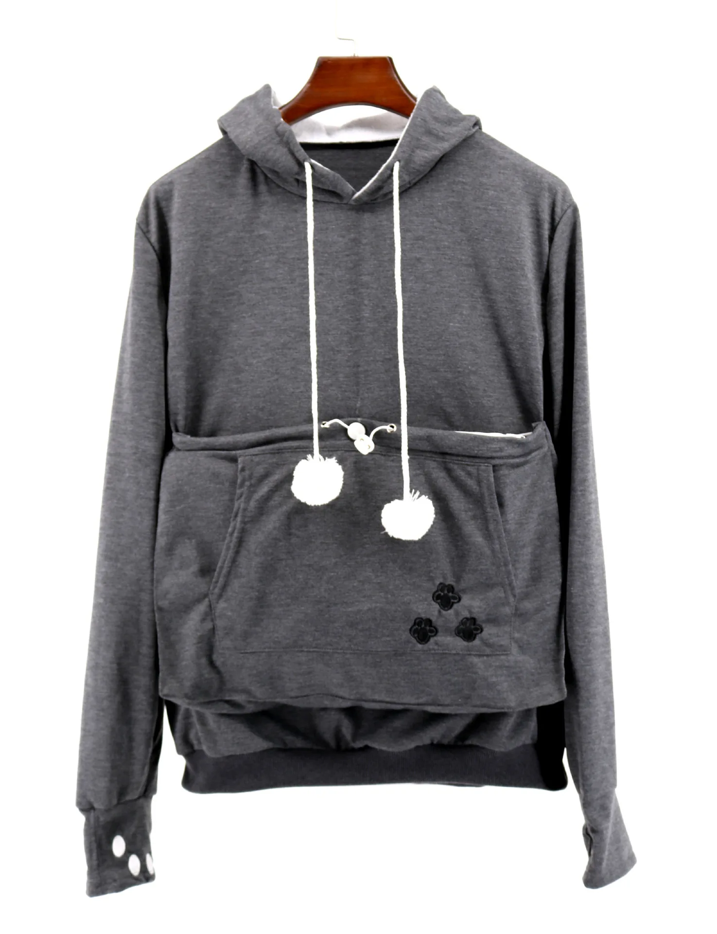 Фабричный продавец толстовка с капюшоном для влюбленных кошек кенгуру собаку