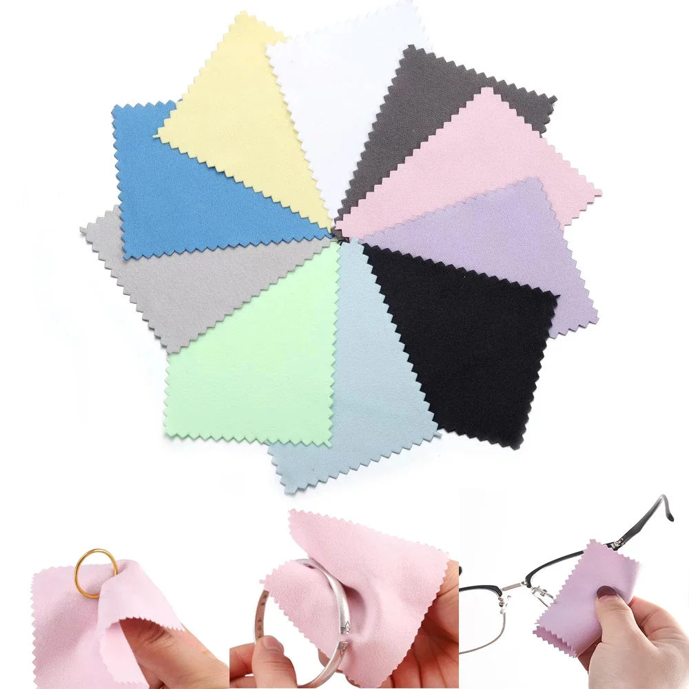 

Полировальная ткань для ювелирных изделий, 8x8 см, 6,5x10 см