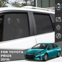 for toyota prius phv w5 2015 2021 magnetic car sunshade front rear windshield mesh frame curtain side window sun shade visor