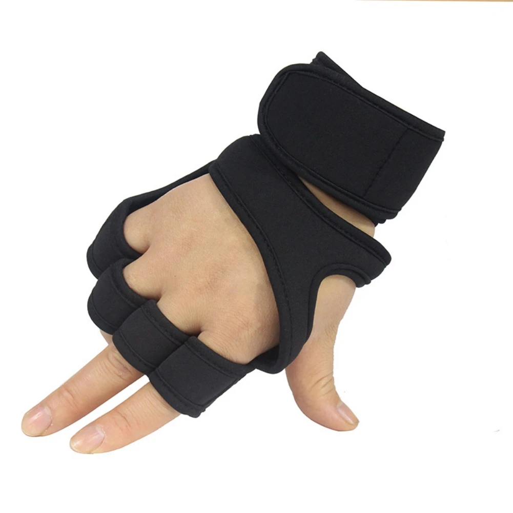 

Sport Fitnesss Weight Lifting Training Gloves Body Building Gymnastics Grips Gymnastics Hand Palm Wrist Protector