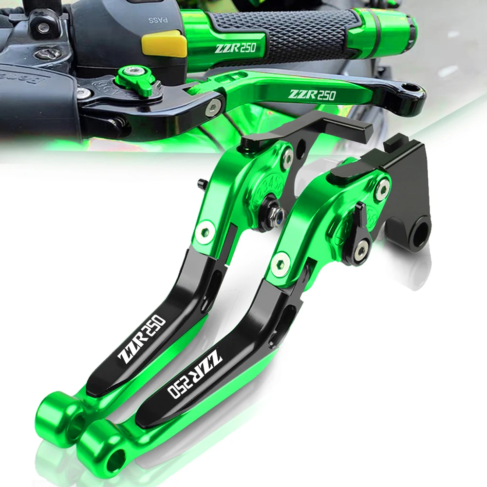 

Motorcycle Clutch Brake Lever Aluminum Adjustable Levers FOR KAWASAKI ZZR250 ZZR 250 1983-2007 2006 2005 04 03 02 01 00 99 98 97