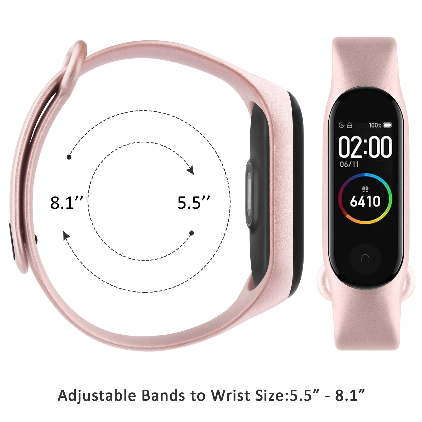 10pcs Strap For Xiaomi Mi Band 4 Bracelet Silicone Sport Wrist Watchband Replacement Strap For Mi band 3 Wristband Accessories