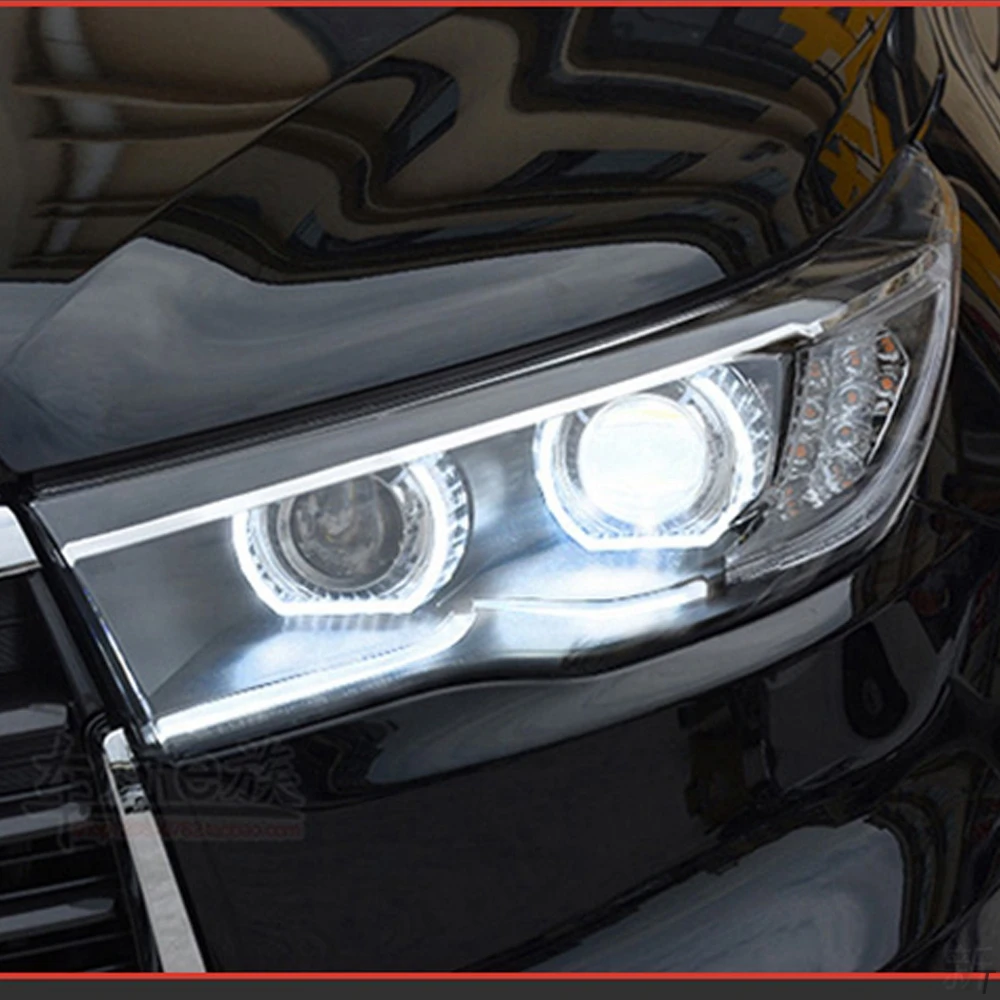 Автомобильные передние фары для Toyota Highlander 2015-2017 Орлиный глаз новые модели