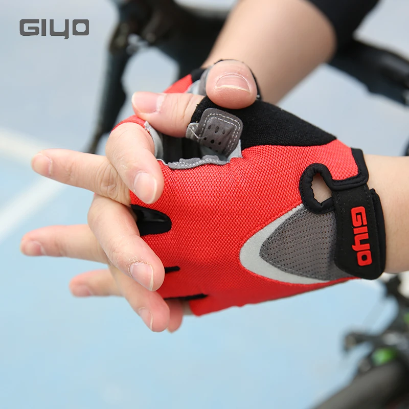 

GIYO GEL Shockproof Cycling Half Finger Gloves Anti-slip Breathable Bicycle Summer Mittens MTB Sport Gloves Guantes Ciclismo