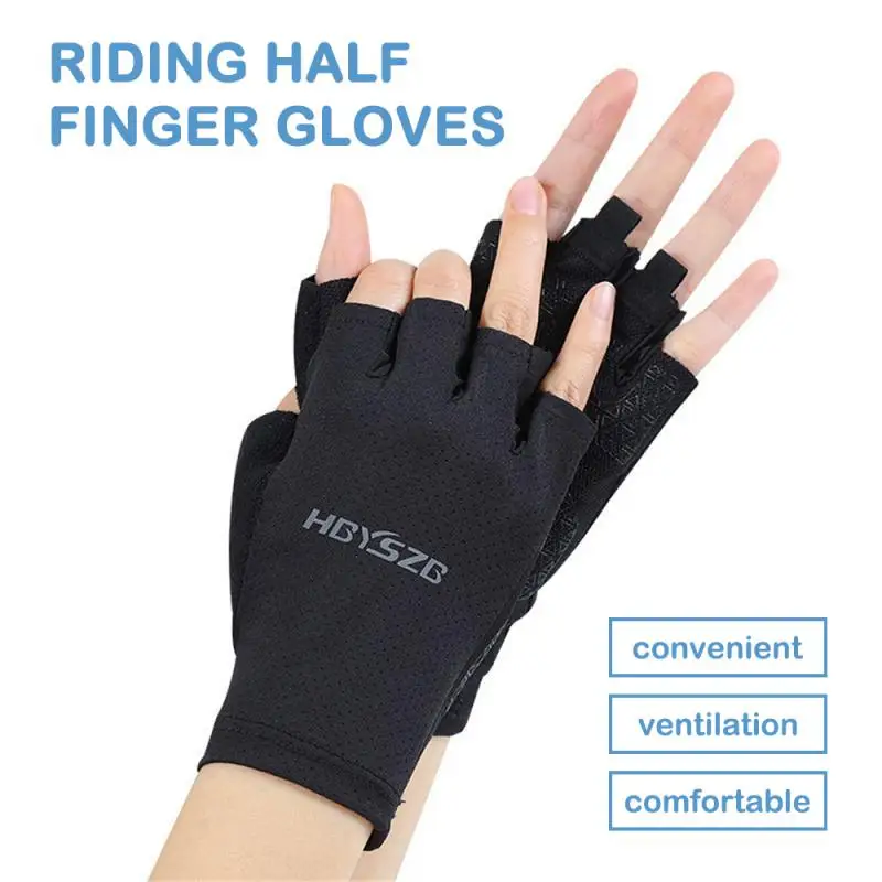 

Anti-slip Cycling Gloves For Men Women Anti-sweat Mesh Outdoor Fitness Sports Bike Driving Motorcycle Half Finger Riding Gloves