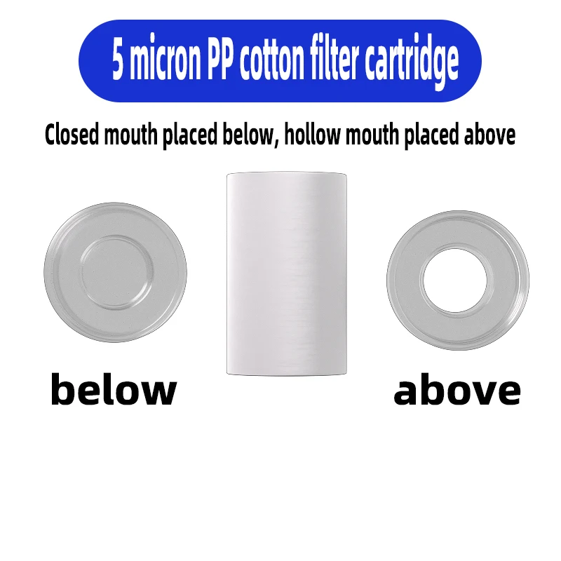 Универсальный фильтр для душа из полипропилена и хлопка