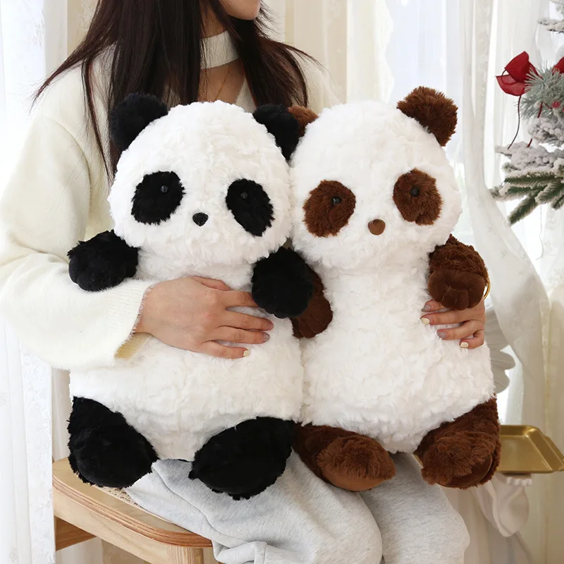 

40CM Cute Sitting Panda Stuffed Plush Toys Soft Animal Doll Cartoon Baby Pillow Kawaii Birthday Gift for Children Kids Lovers
