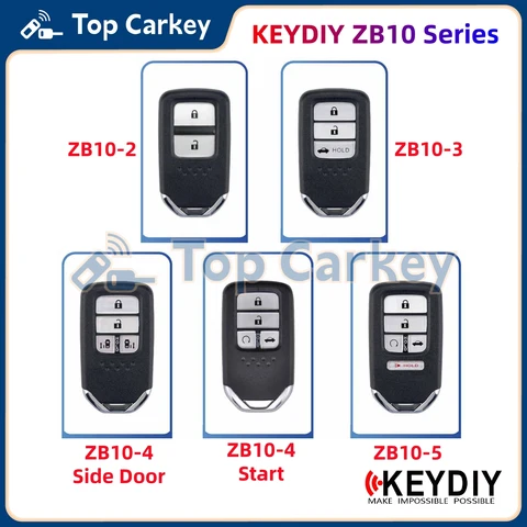 KEYDIY KD ZB10-2 ZB10-3 ZB10-4 ZB10-5 Универсальный смарт-ключ для Honda Civic Accord Fit Crider CR-V HR-V ZR-V Odyssey Elysion