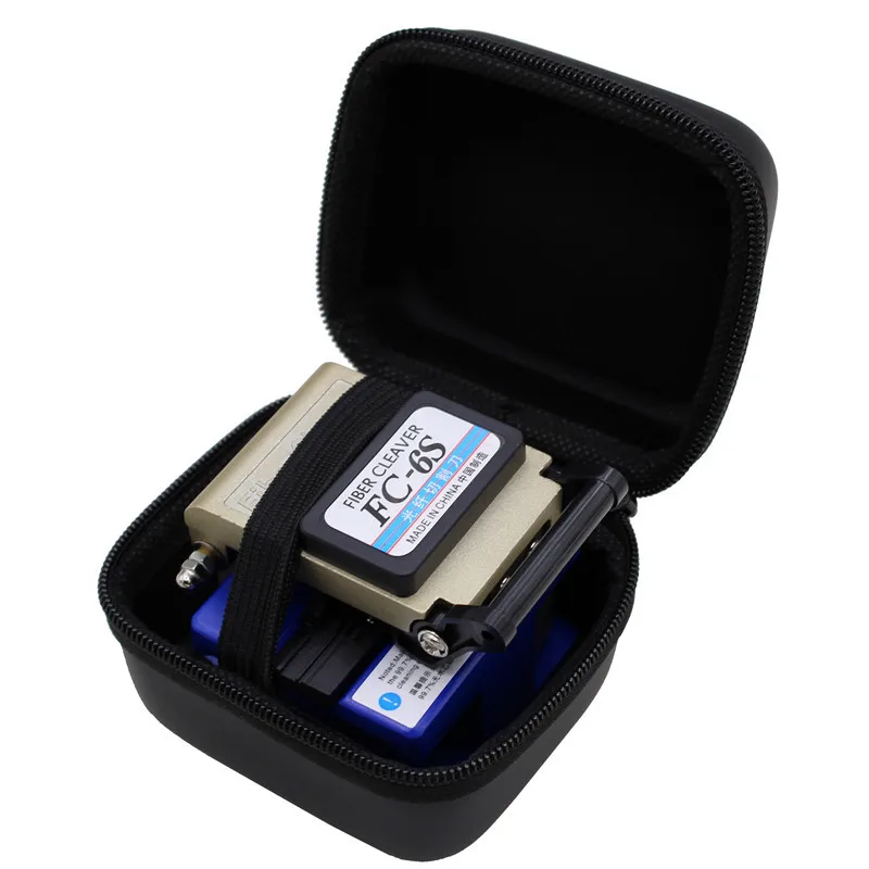 Fiber Cutting Knife Bag for FC-6S Fiber Cleaver Anti-Fall Anti-Pressure Bag Thickened Wear-Resistant Leather Storage Bag 1PCS