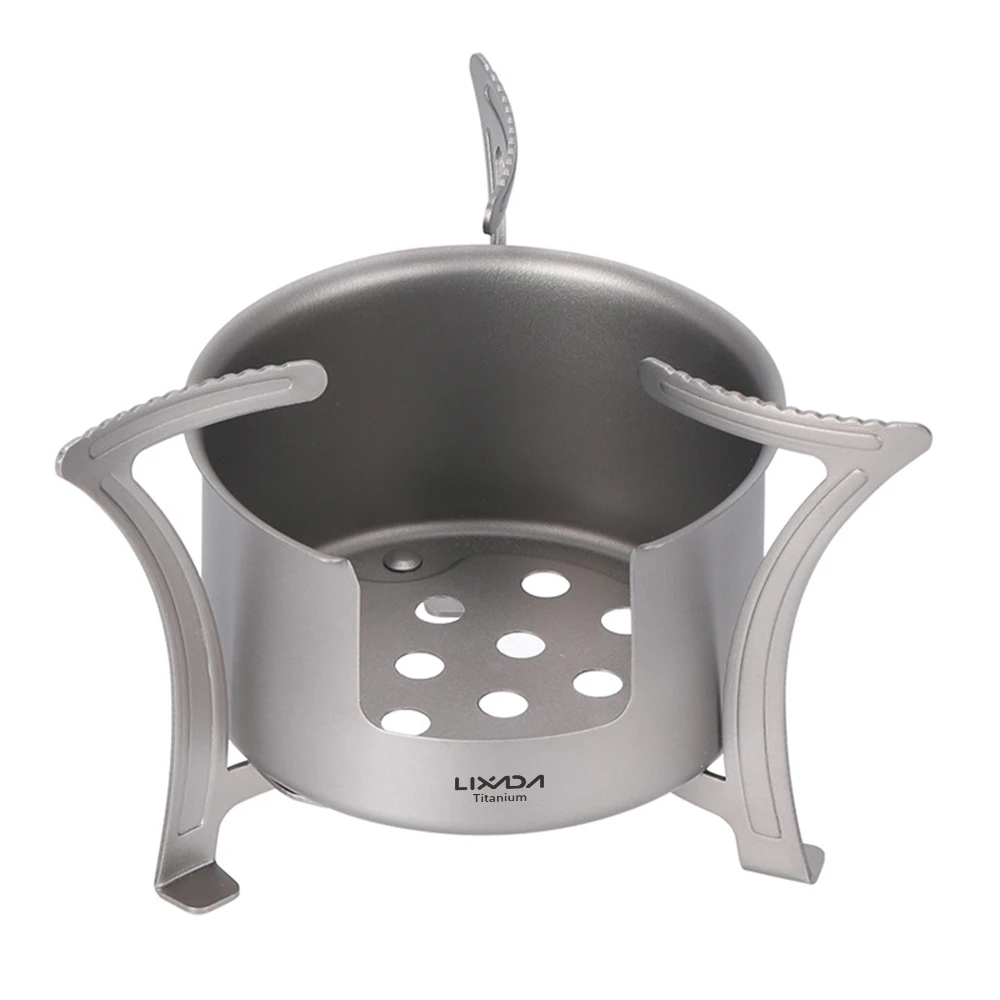 Титановая туристическая плита LIXADA Ультралегкая карманная мини-горелка на