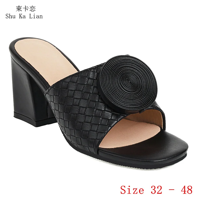 

Women Gladiator Sandals Slingbacks High Heels Summer Shoes Woman High Heel Sandals Small Plus Size 32 - 48