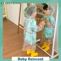 children raincoat kindergarten primary student poncho baby waterproof breathable full body rain gear suit suitable 4 8 years