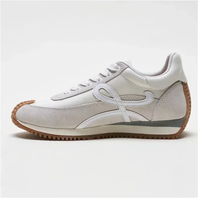 Женские кожаные повседневные кроссовки на платформе Forrest Gump Ins Fashion