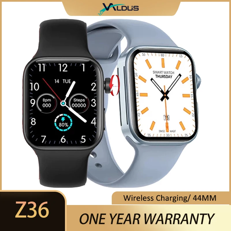 

IWO New Smart Watch Series 7 Call Watch 1.7" 44mm Full screen Wireless Charger Z36 Man Women Smartwatch 2022 For IOS Android
