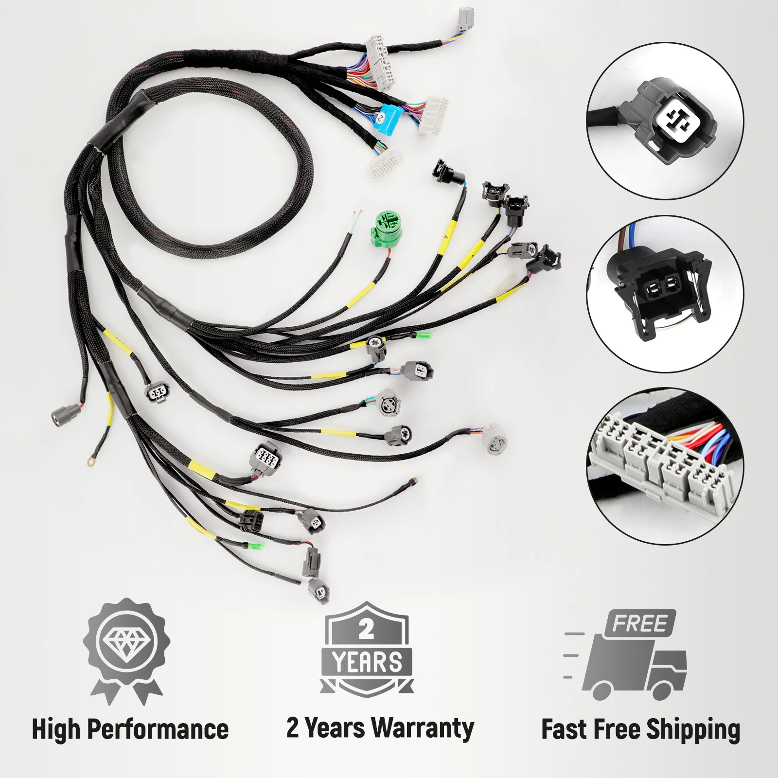 Жгут проводов двигателя MAXPEEDINGRODS для Honda Civic Integra B16/B18/D16 OBD1 бюджетный двигатель D&ampB