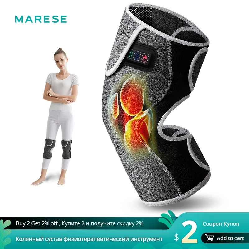 

MARESE Knee Massager For Therapy Arthritis Physiotherapy Vibration Massage Heating Joint Bone Care Pain Relief