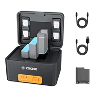 gopro battery charger smart charging case 1850mah lithium battery 3 way quick portable storage case for action photography