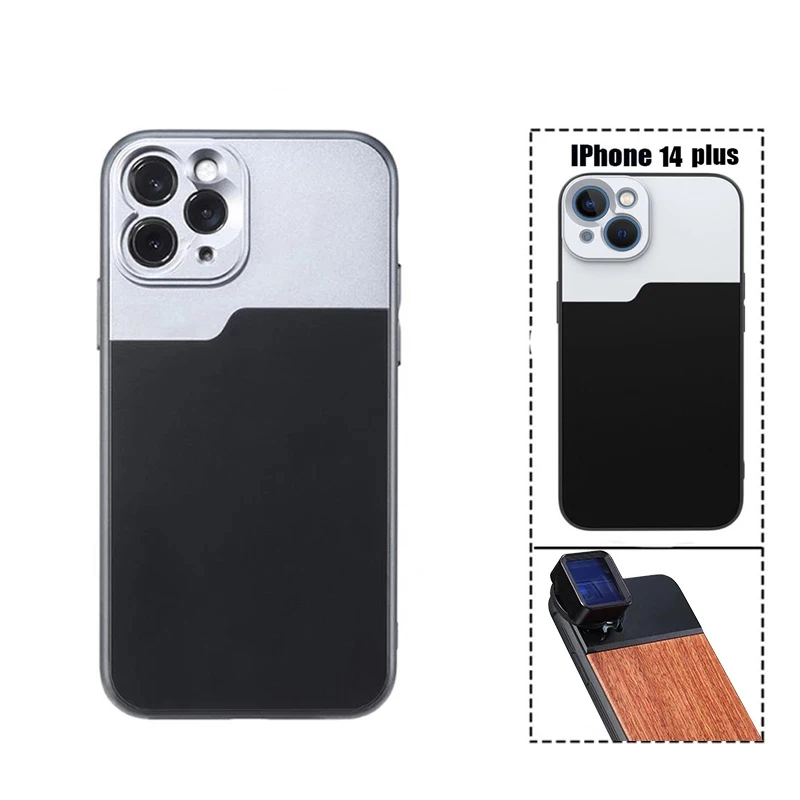 17MM Thread Phone Lens Phone Case for iPhone 11/12 /13/14 Pro Max Protect House Case for Anamorphic Lens Macro Wide Angle Lens