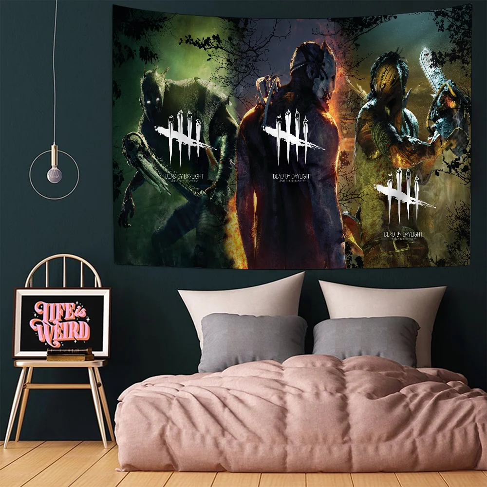 Dead By D-Daylights DIY Настенный гобелен Искусство Научная фантастика Комната Домашний