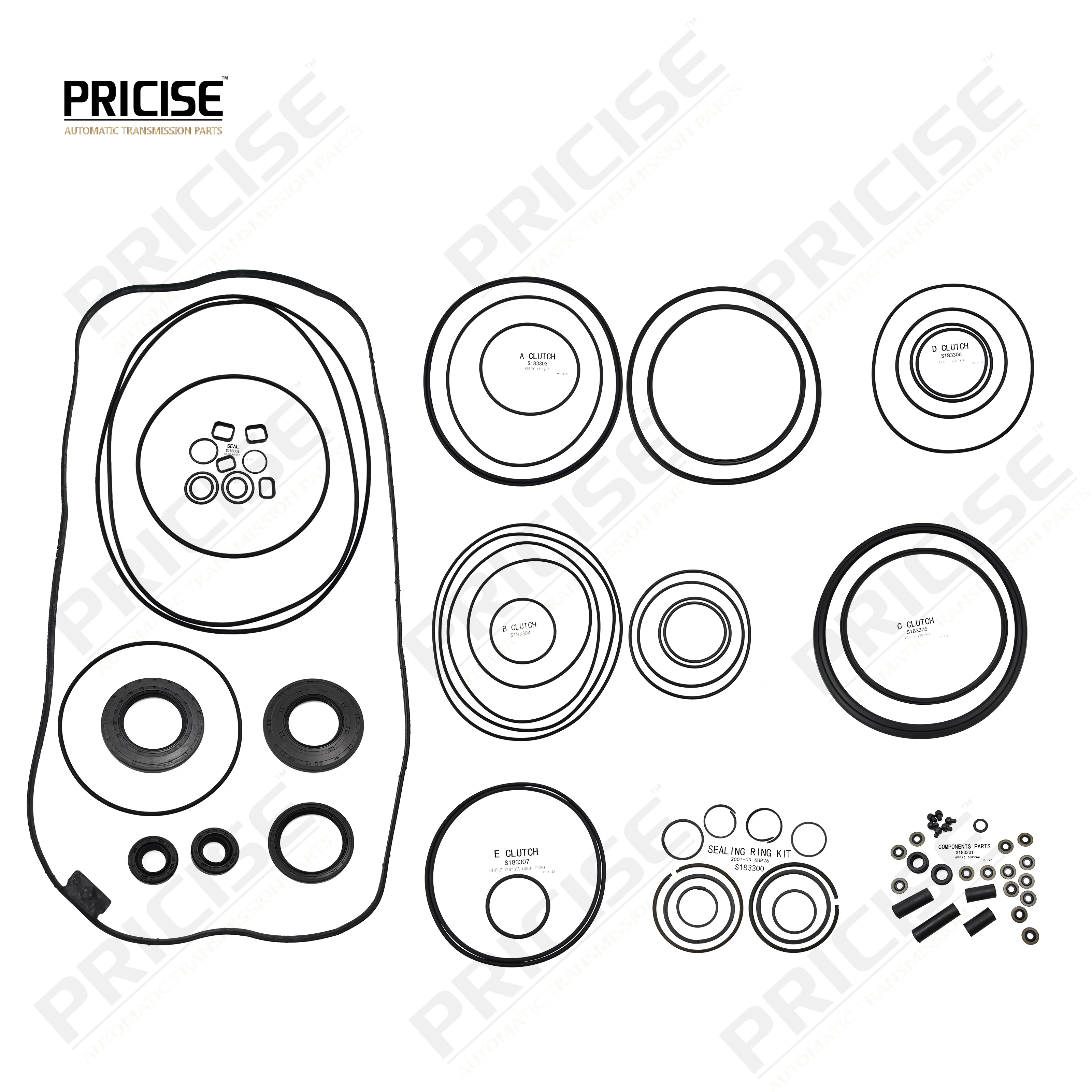 

K183900A 6HP26 6HP28 overhaul Kit Automotive Transmission Kit ZF6HP26 ZF6HP28 Automotive parts
