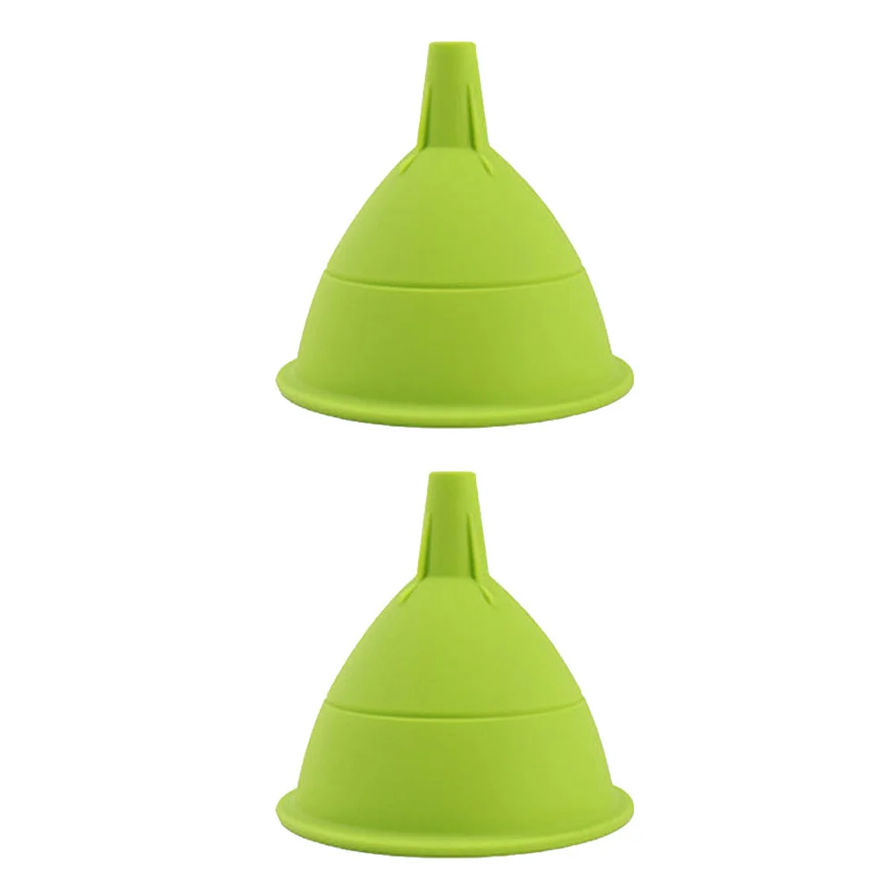 

Funnel Funnels Bottle Transfersilicone Liquid Kitchen Canning Foldablecooking Oilwaterflasks