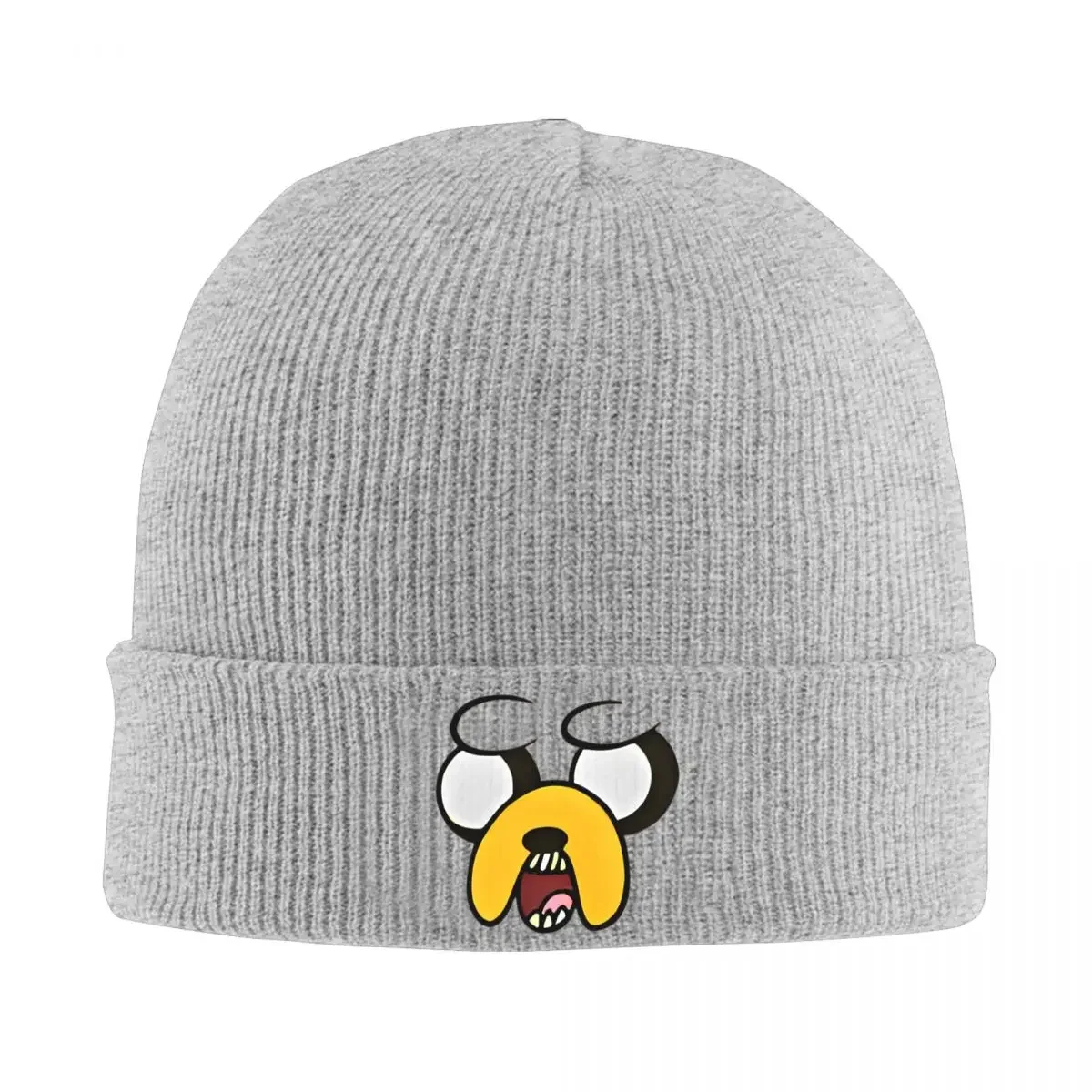 Вязаные шапки Jake The Dog для женщин и мужчин шапочки Женская акриловая шапка Adventured