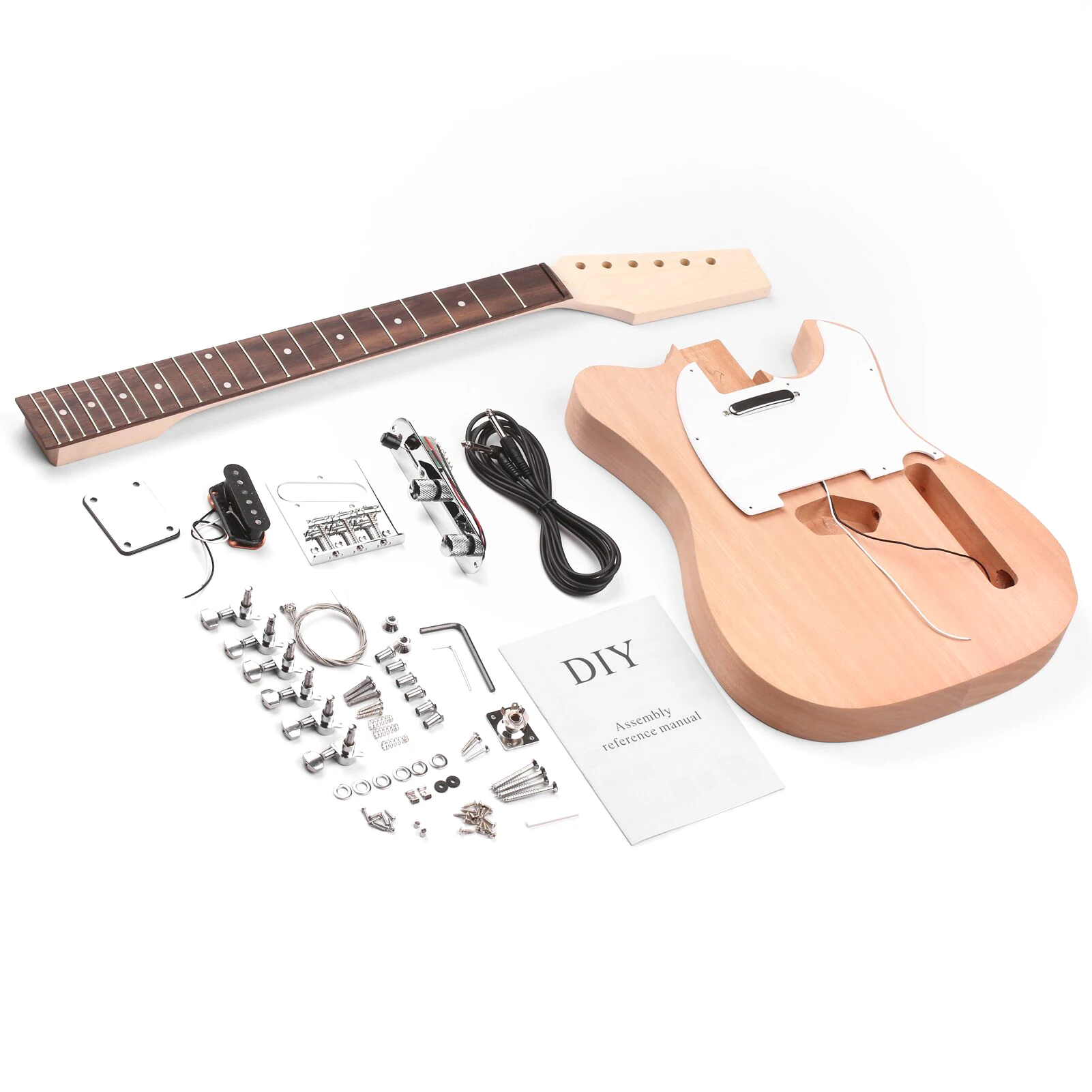 

Unfinished Electric Guitar Body TL-01T Maple Wood Empty Guitar Barrel to Style Electric Guitars DIY Parts