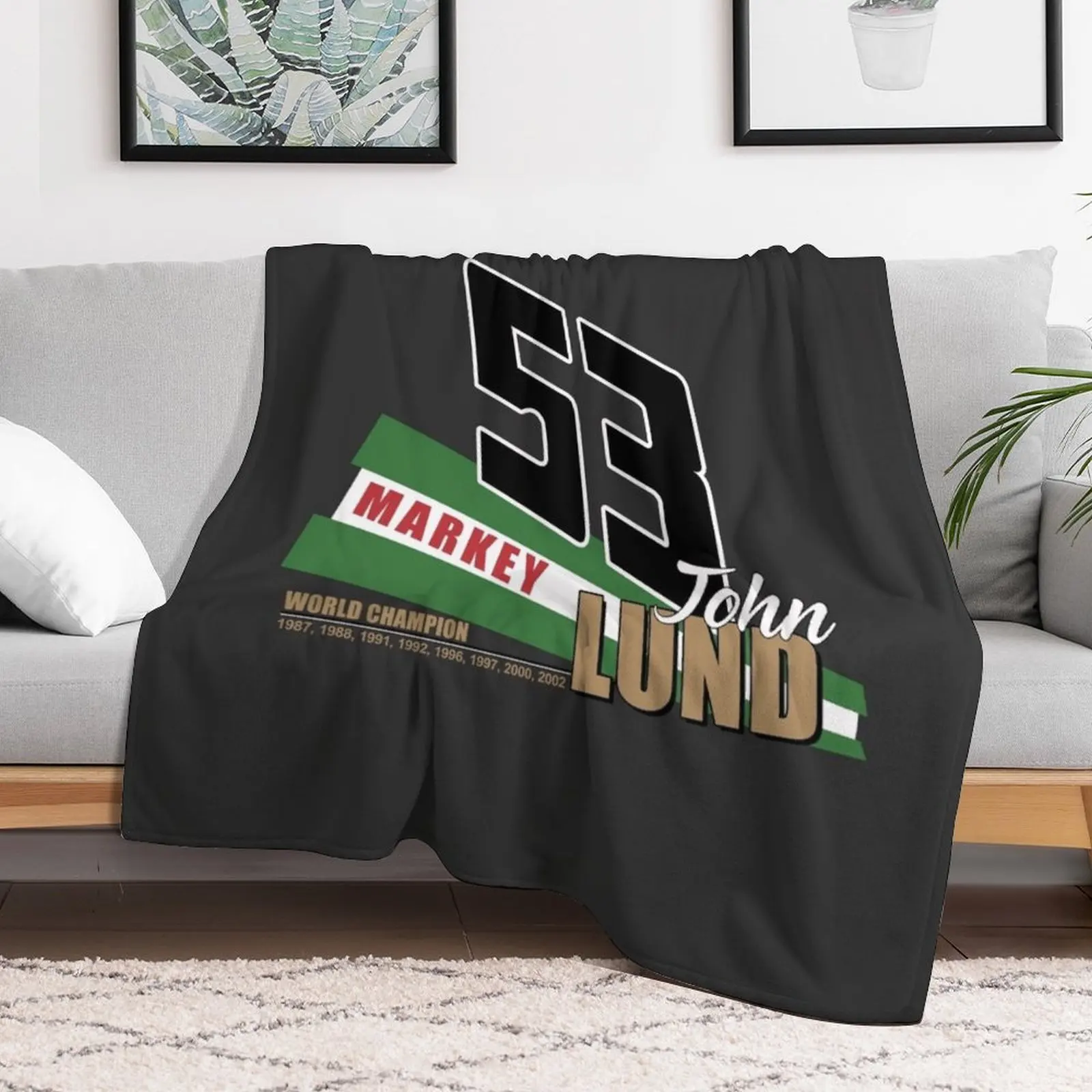 53 Джон Лунд Бриска F1 Чемпион мира Одеяло косплей аниме Летние декоративные