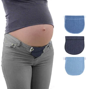 Imported Adjustable Elastic Pants Belt Extension Buckle Button Lengthening Extended For Pregnancy Pregnant Wo
