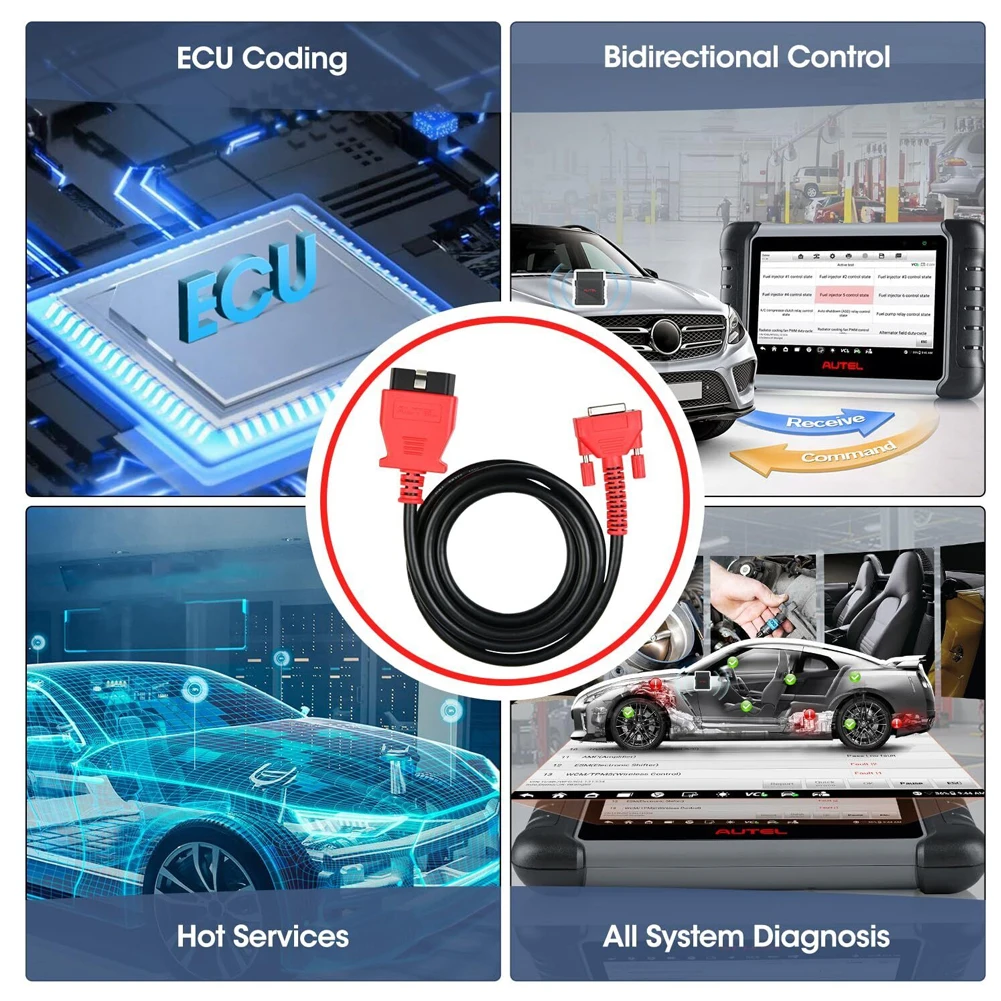 Кабель On-BDII 16-контактный адаптер основной тестовый кабель ON-BD автомобильный