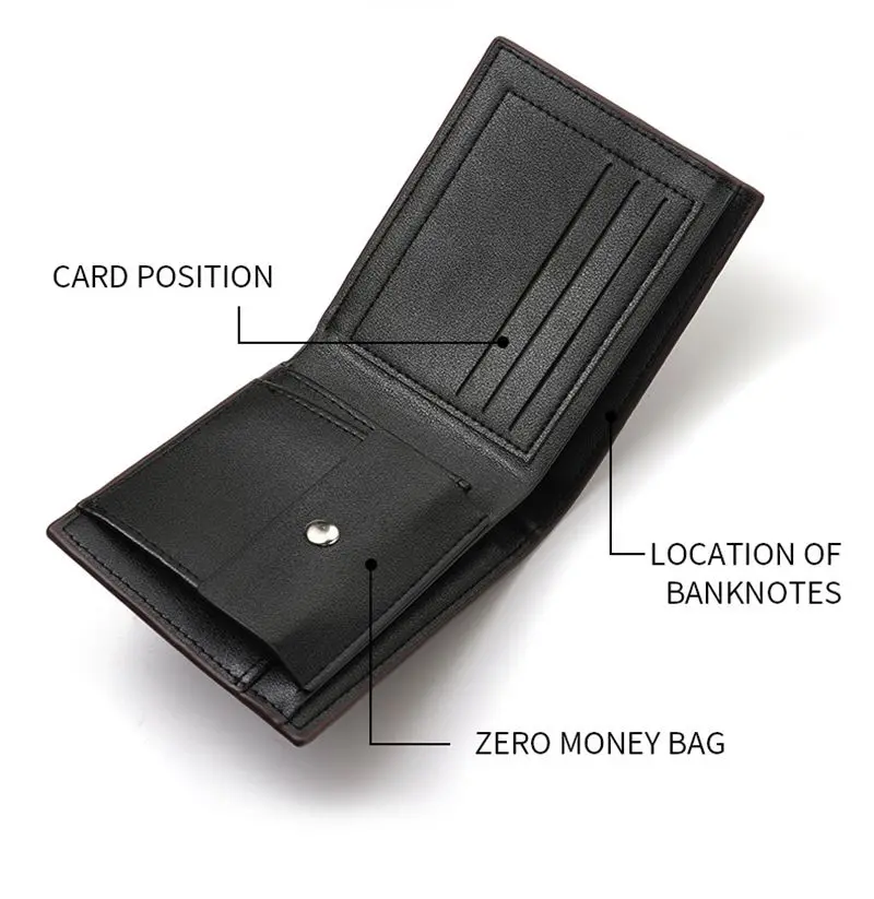 Роскошные мужские кошельки винтажный Кошелек для монет мужской клатч держатель