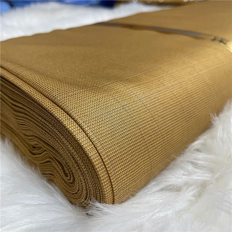 

2022 Hot Best Quality Cashmere Atiku Dubai Fabric For Men Sewing Shirt Soft Sleeveless Garment Material 5Yards 1541