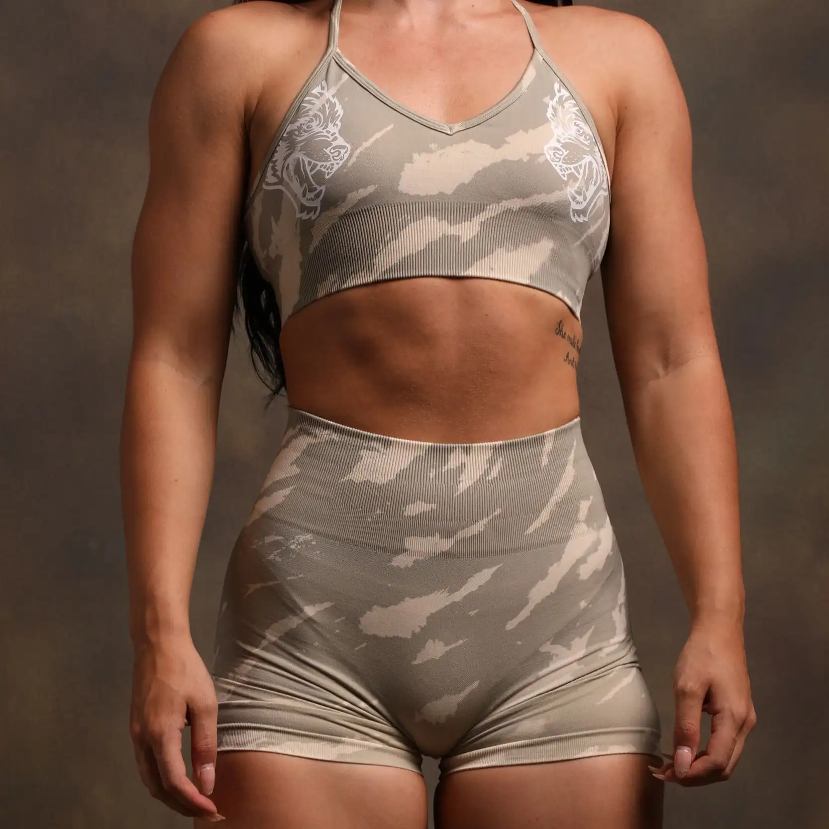 Darc Women Sport Shorts New Tie Dyed Tight Leggings Wolf Print Darc She Women Shorts Gym Fitness Pants Limited Number