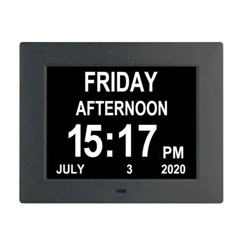 With Custom Reminders&remote Control Clock With Date Helps Memory Loss/alzheimer's-eu Plug